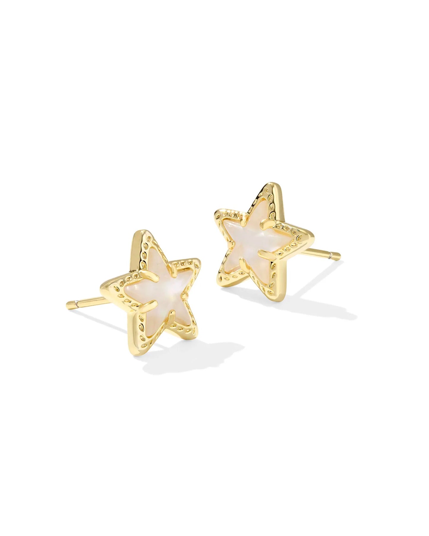 Cassidy Stud Earring Gold Ivory MOP - She Chester