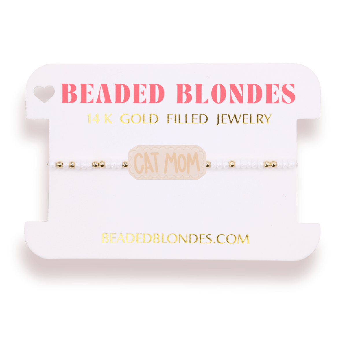 Cat Mom Bracelet on Color: Standard 6.75 Inch - She Chester