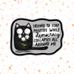 Cat Sticker – "Trying to Stay Positive" Vinyl Decal for Gift: 2.5" - She Chester