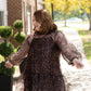 Catelina Cheetah Sheer Dress - She Chester