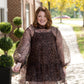 Catelina Cheetah Sheer Dress - She Chester