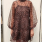Catelina Cheetah Sheer Dress - She Chester