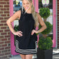 Cathy Braided Black Dress - She Chester