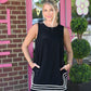 Cathy Braided Black Dress - She Chester