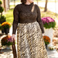 Caty Zebra Skirt - She Chester
