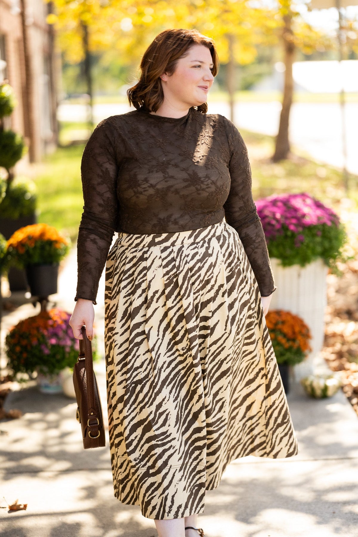 Caty Zebra Skirt - She Chester