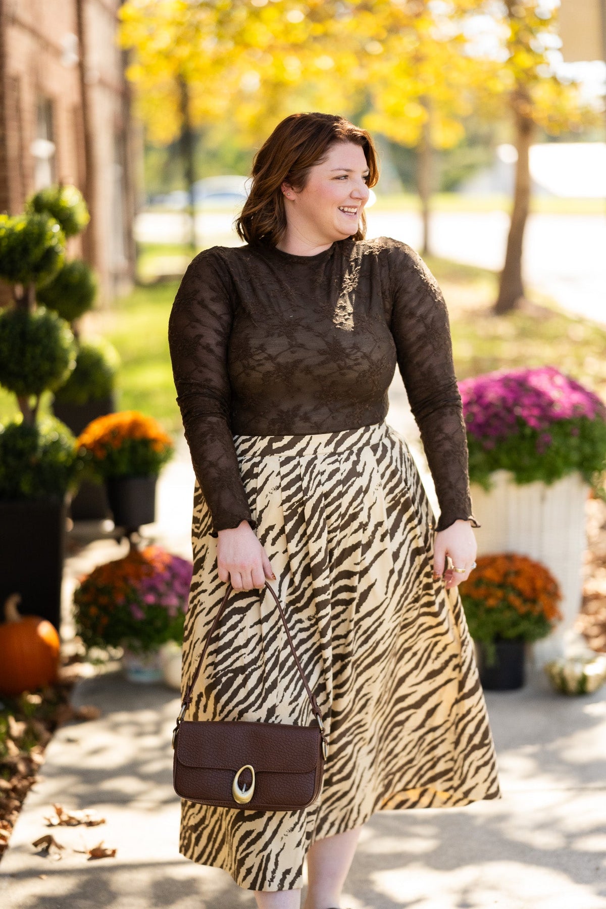 Caty Zebra Skirt - She Chester