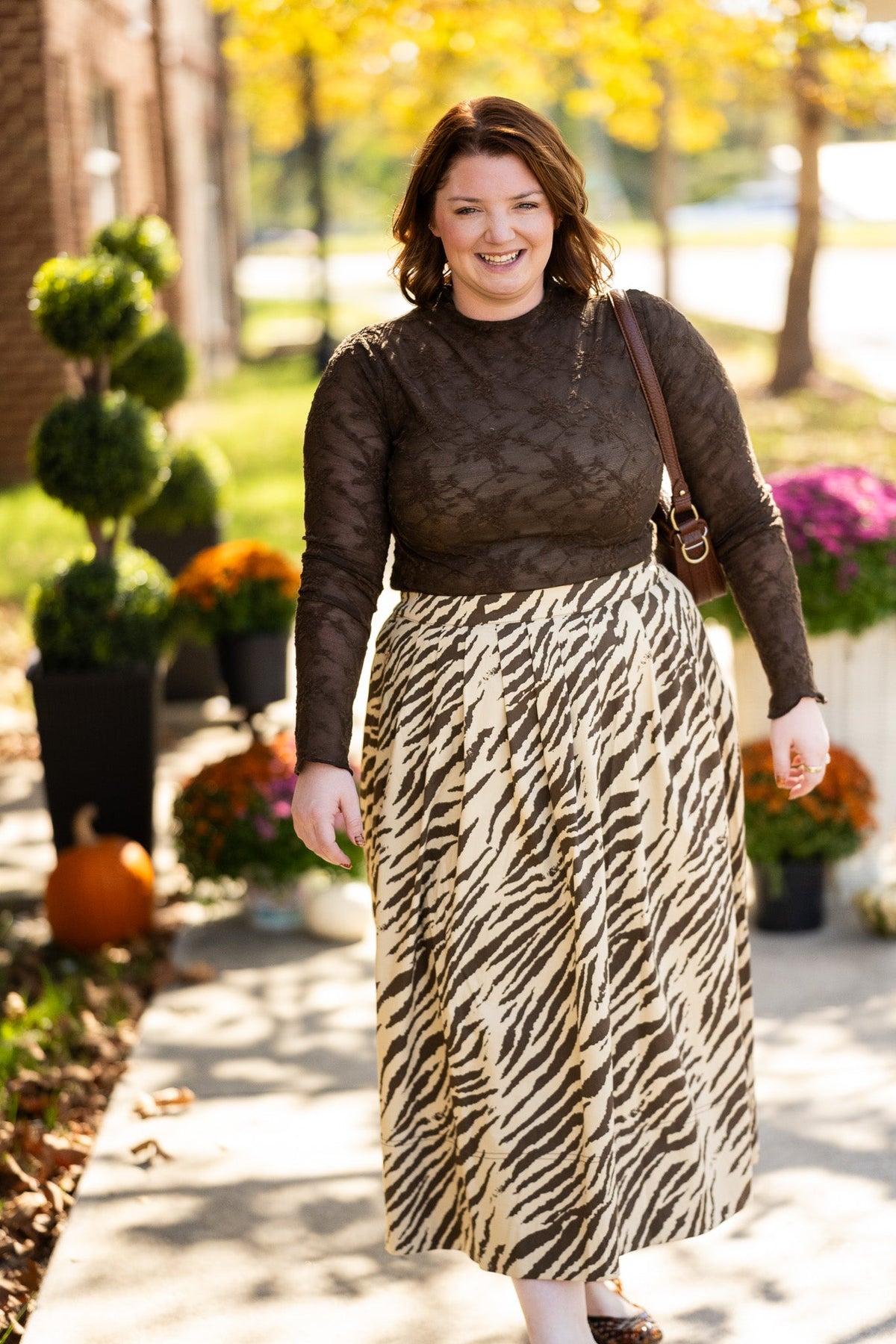 Caty Zebra Skirt - She Chester
