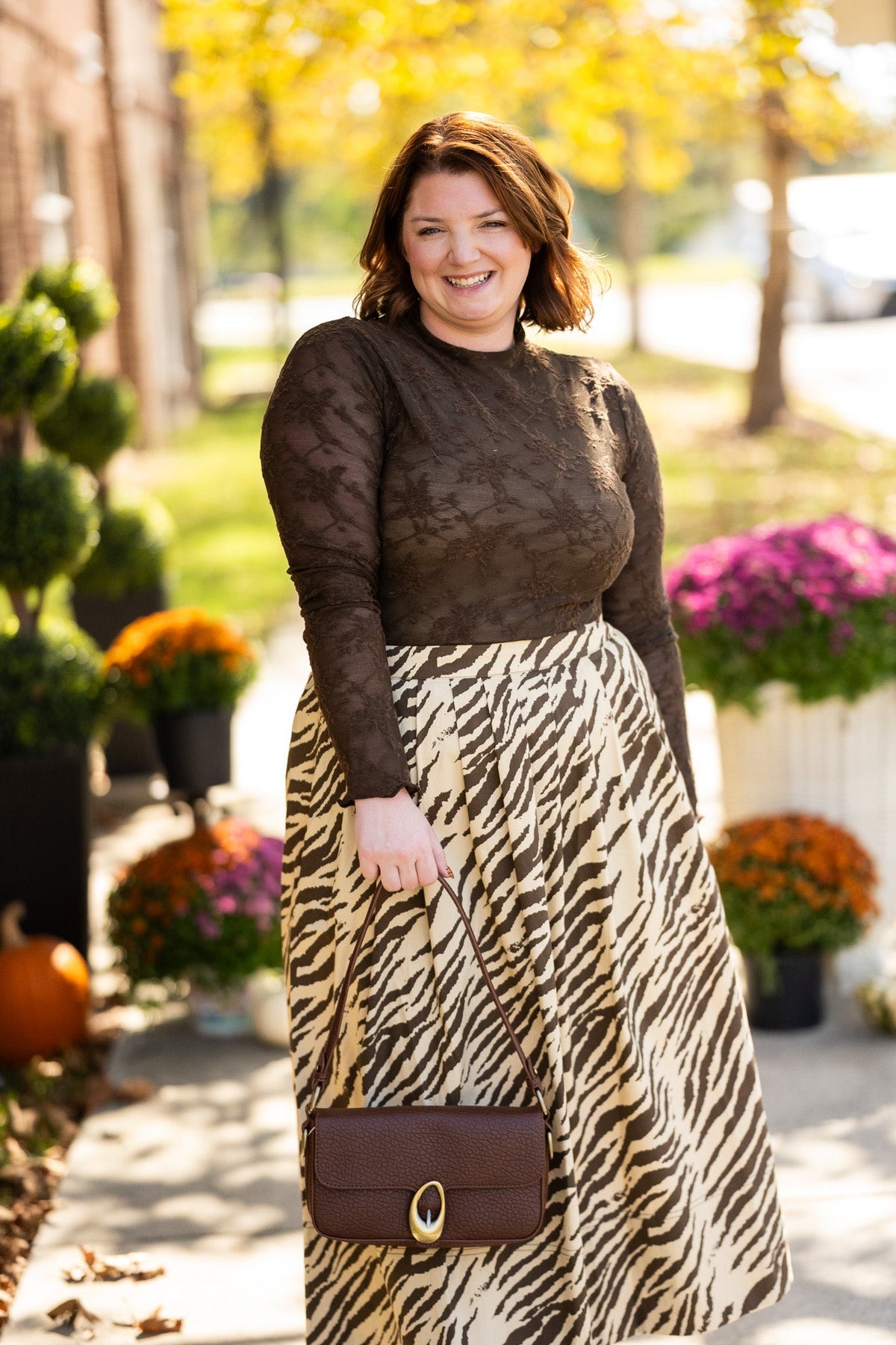 Caty Zebra Skirt - She Chester