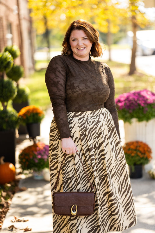 Caty Zebra Skirt - She Chester