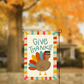 Give Thanks Patchy Garden Flag
