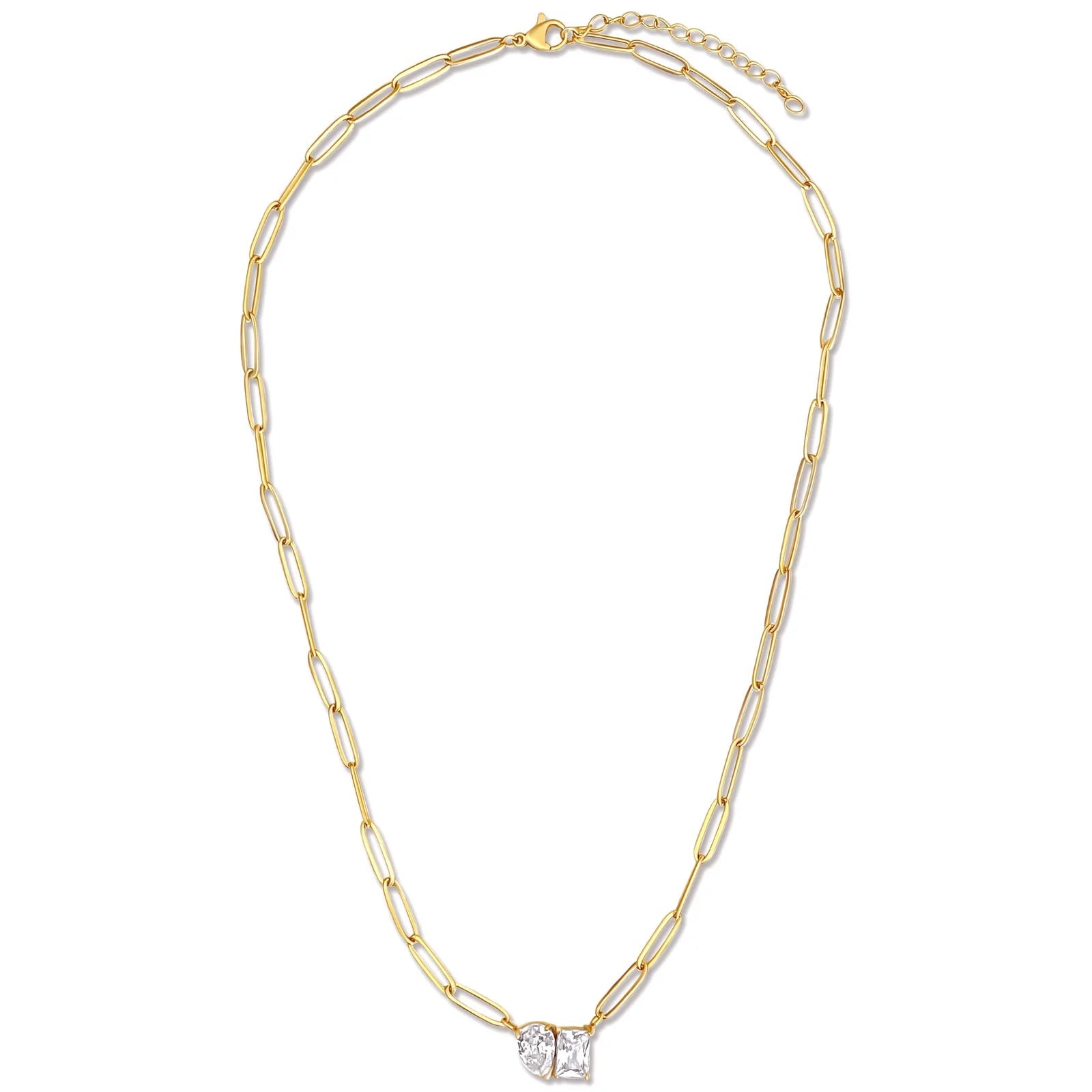 Cecilia Toi et Moi Necklace - Gold 458 - She Chester