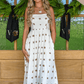 Cerise Shells Senia Flowy Midi Dress - She Chester