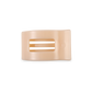 Flat Rectangle Hair Clip | Small | Almond Beige