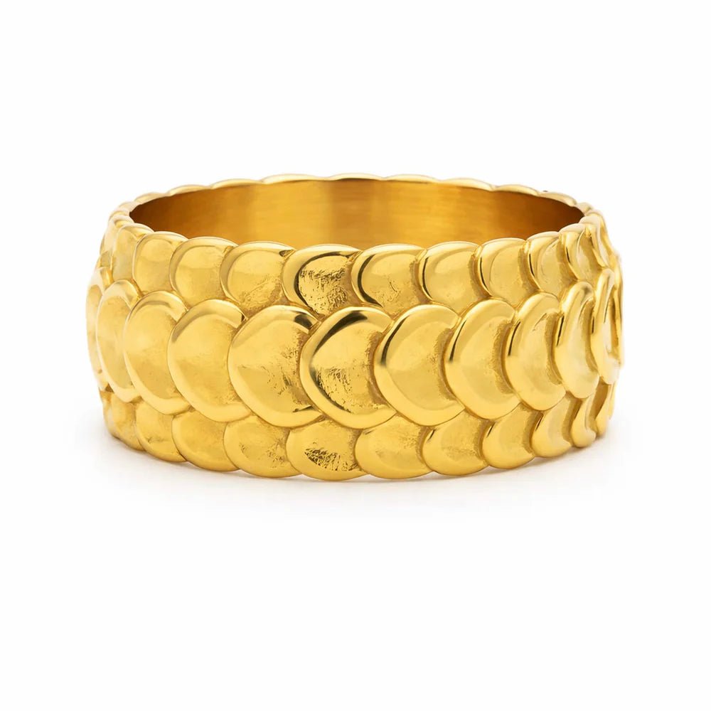 Charlize Fish Scale Ring - She Chester