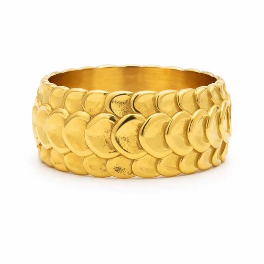 Charlize Fish Scale Ring - She Chester