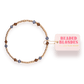 Charlotte Bracelet in Denim and Mocha: Standard 6.75 inch - She Chester