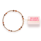 Charlotte Bracelet in Mocha and Terracotta: Standard 6.75 inch - She Chester