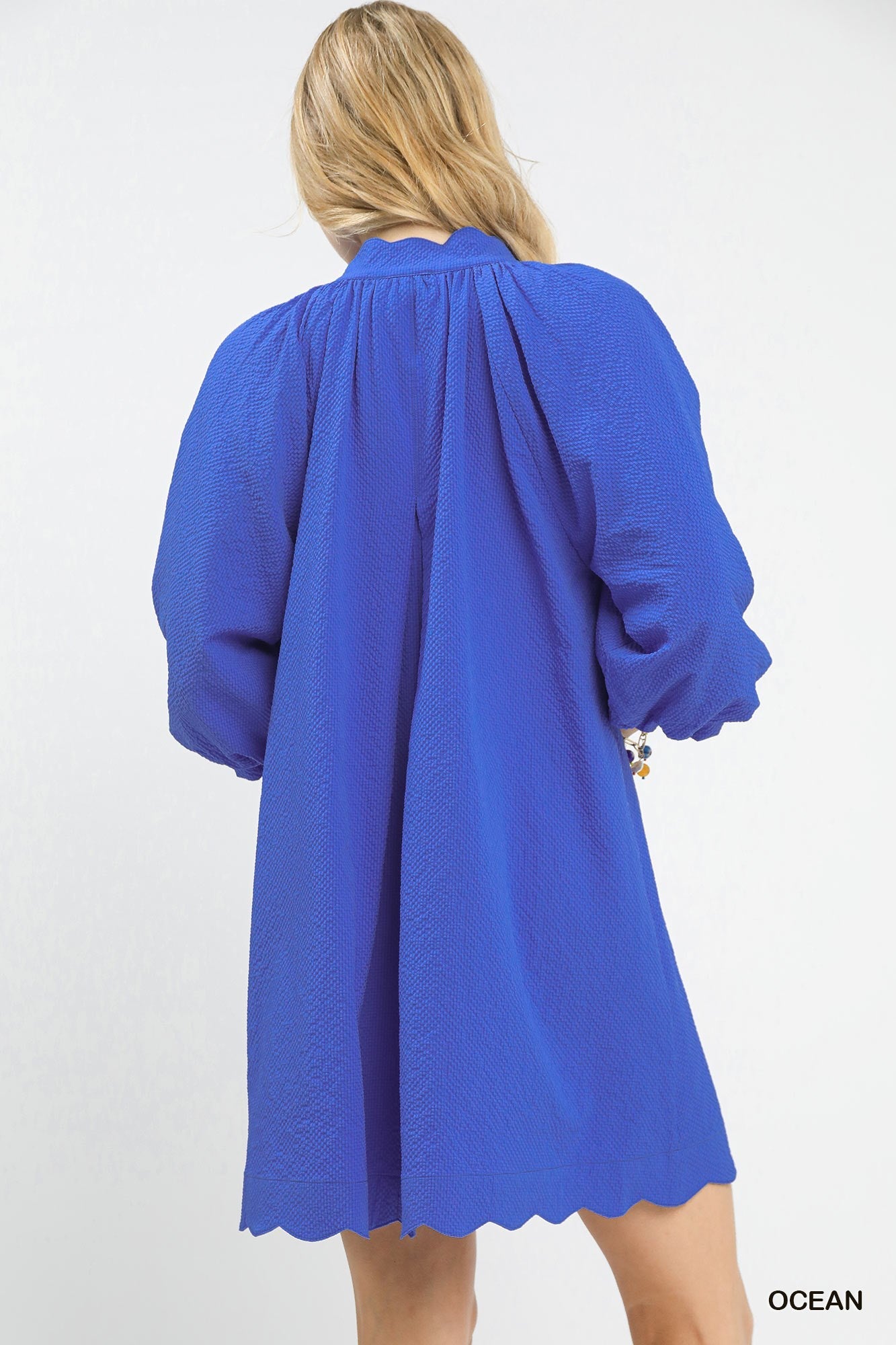 Charlotte Ocean Scallop Dress - She Chester