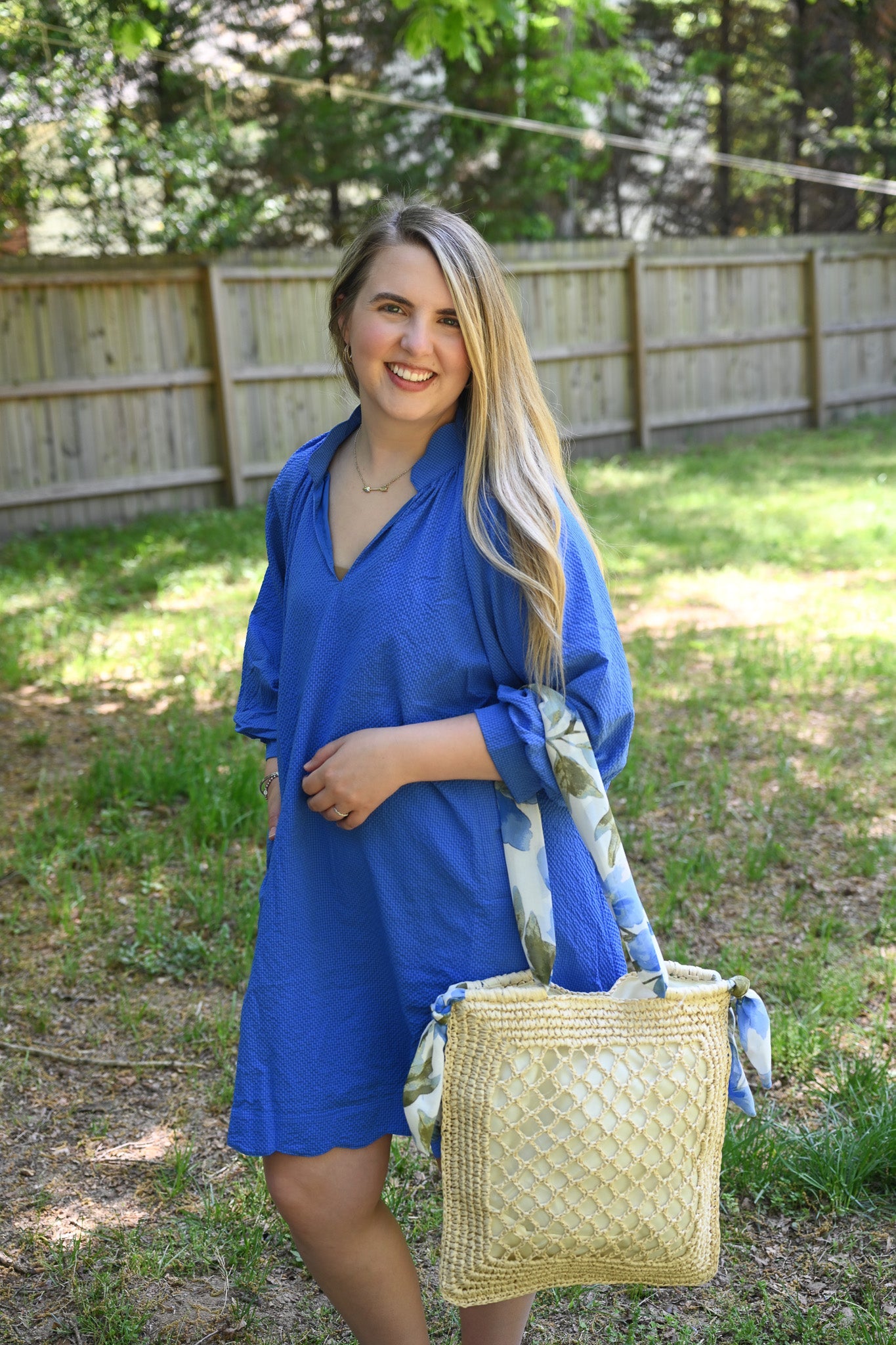 Charlotte Ocean Scallop Dress - She Chester