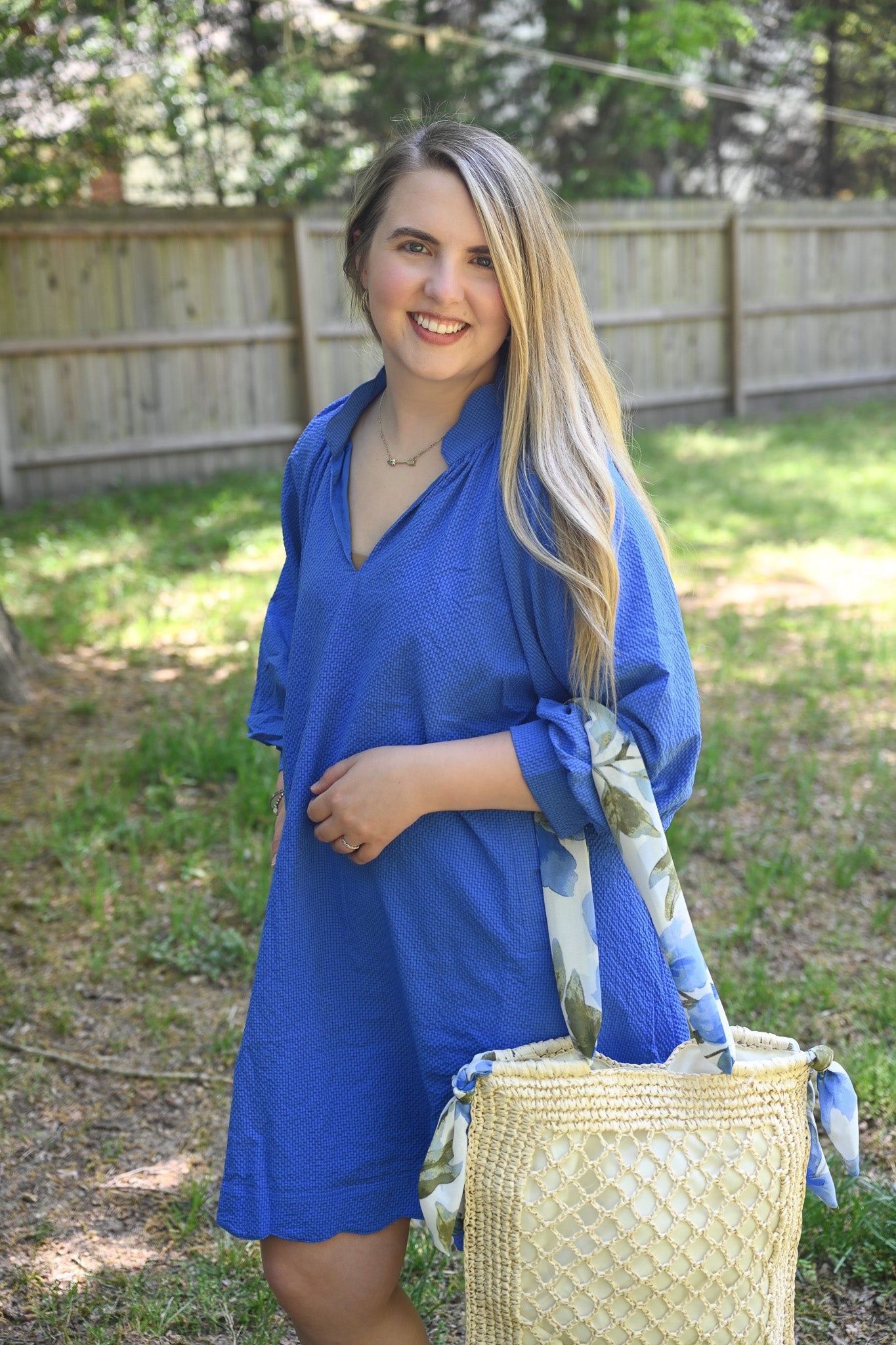 Charlotte Ocean Scallop Dress - She Chester