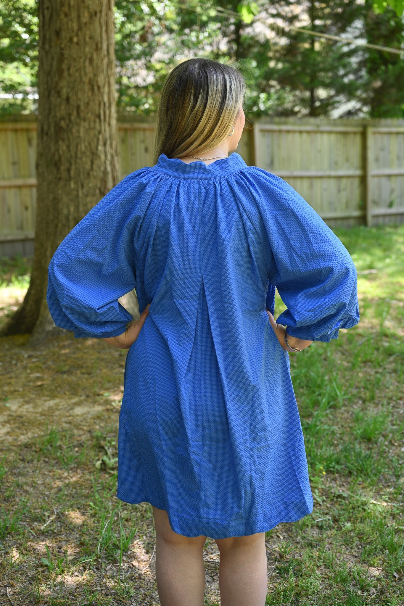 Charlotte Ocean Scallop Dress - She Chester