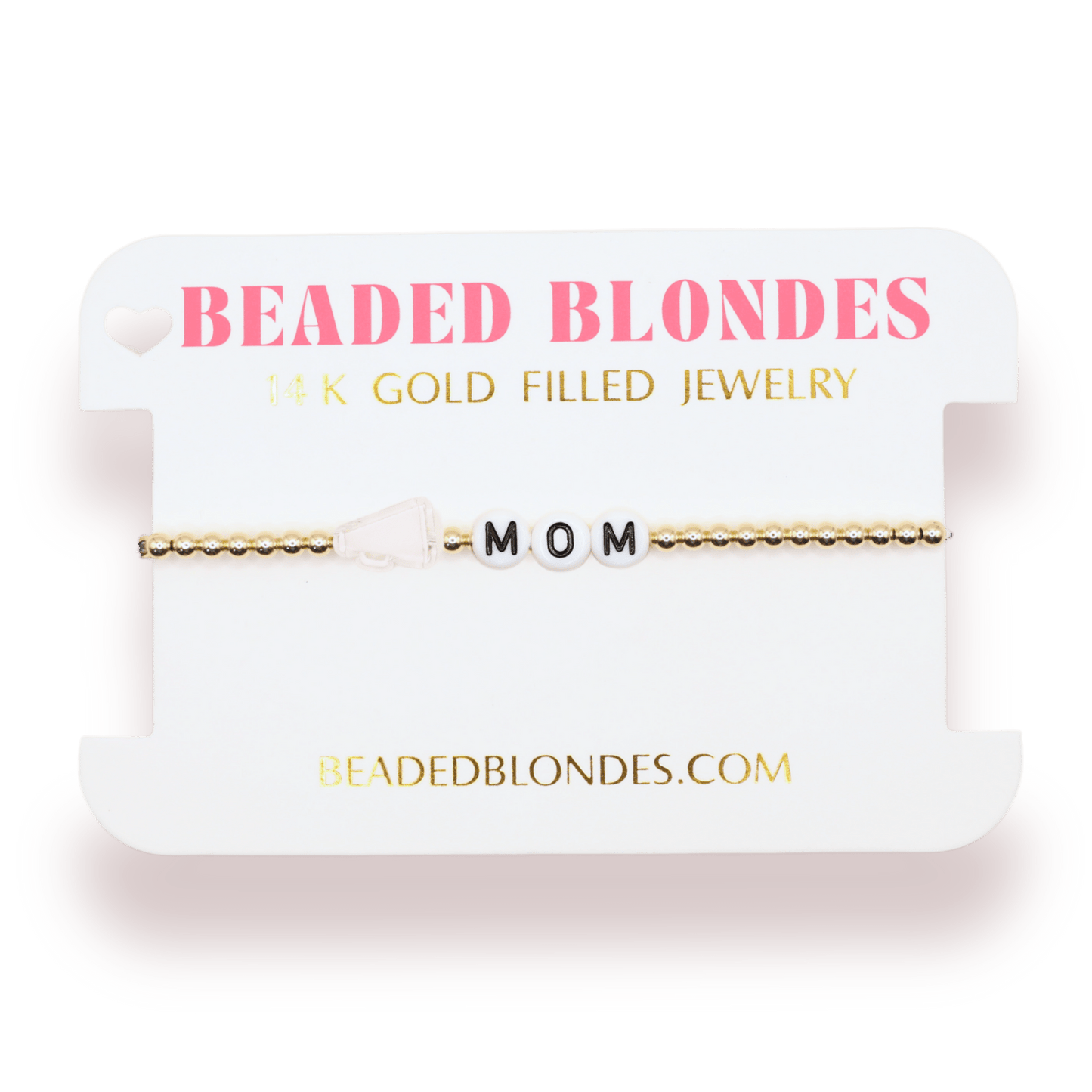 Cheer Mom Bracelet: Standard 6.75 / Gold - She Chester