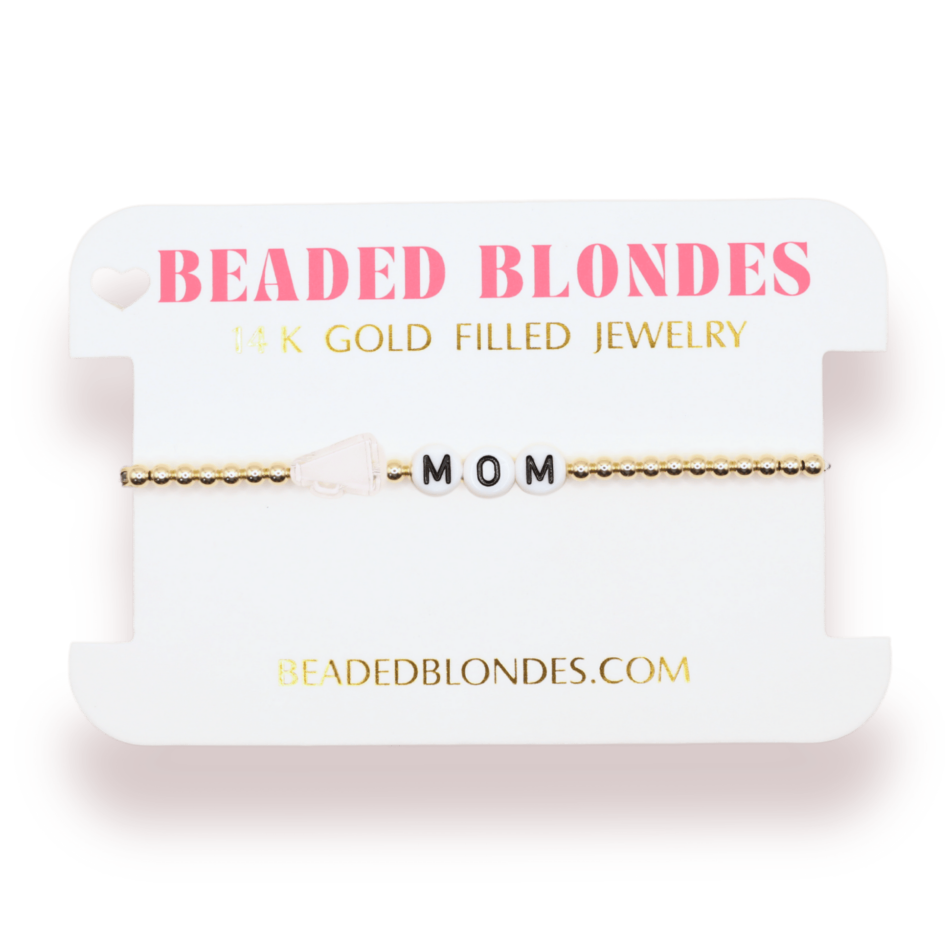 Cheer Mom Bracelet: Standard 6.75 / Gold - She Chester