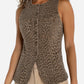 Cheetah Split Vest - She Chester