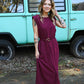 Cherrie Belted Maxi Dress - She Chester