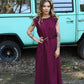 Cherrie Belted Maxi Dress - She Chester