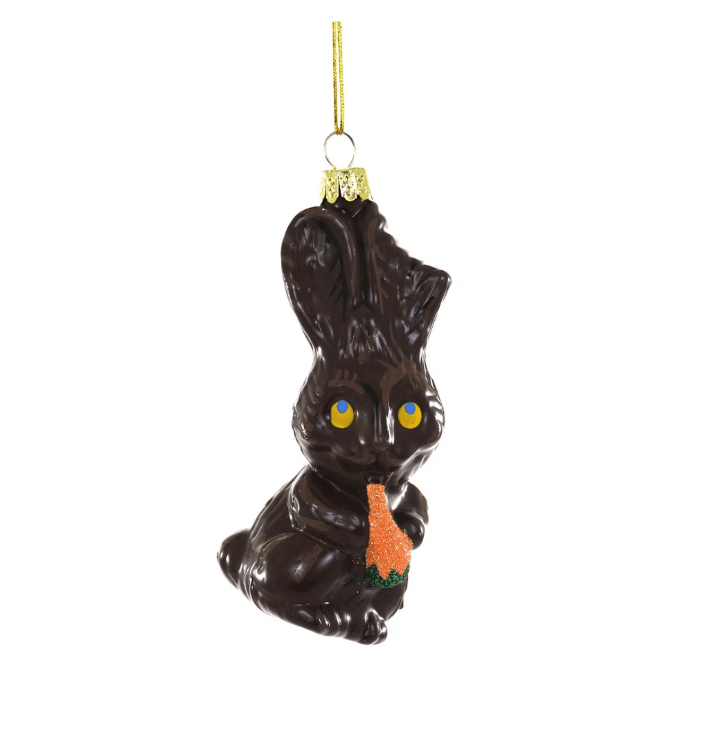 Chocolate Easter Bunny Ornament - She Chester
