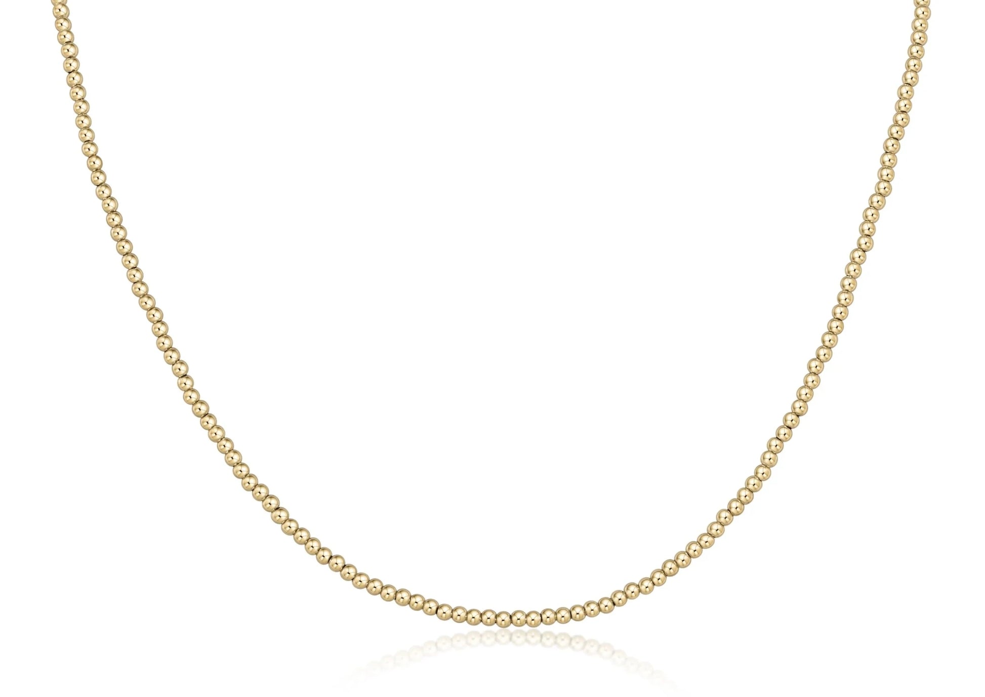 Choker Beaded - Classic Gold 2.5mm - She Chester