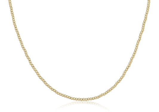 Choker Beaded - Classic Gold 2.5mm - She Chester