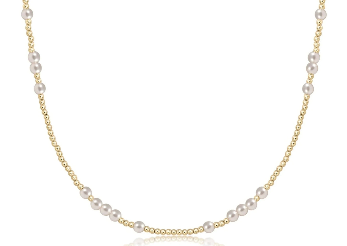 Choker Beaded - Hope Beaded Pearl 4mm - She Chester
