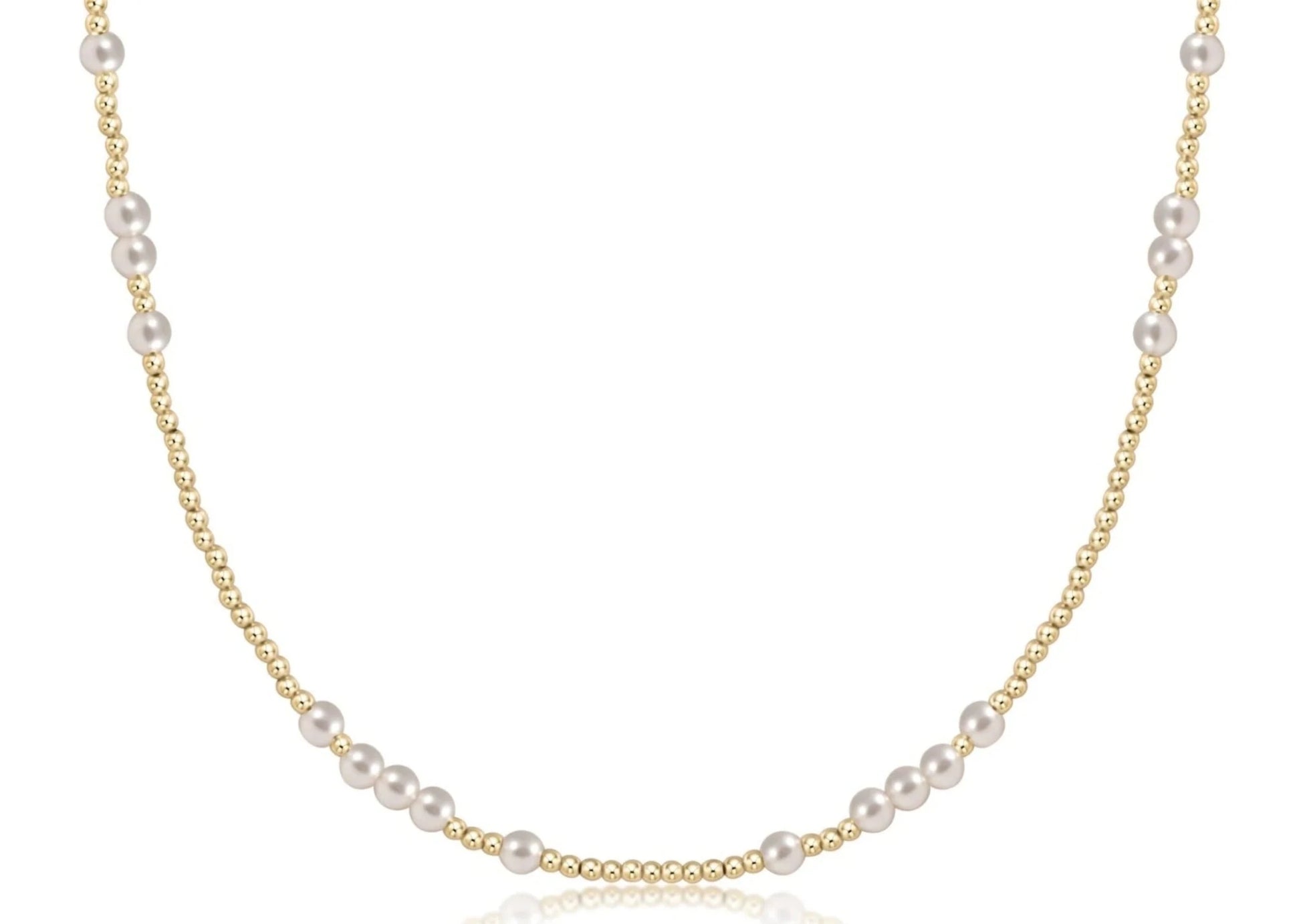 Choker Beaded - Hope Beaded Pearl 4mm - She Chester