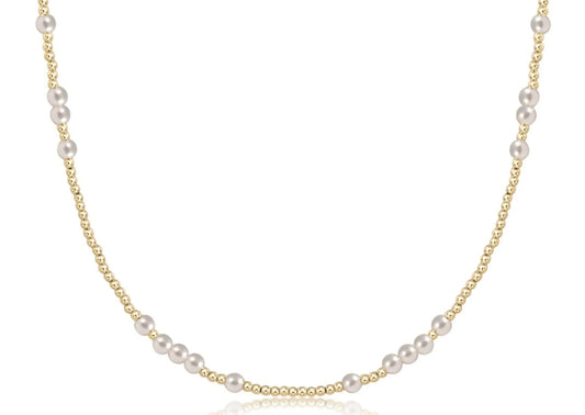 Choker Beaded - Hope Beaded Pearl 4mm - She Chester