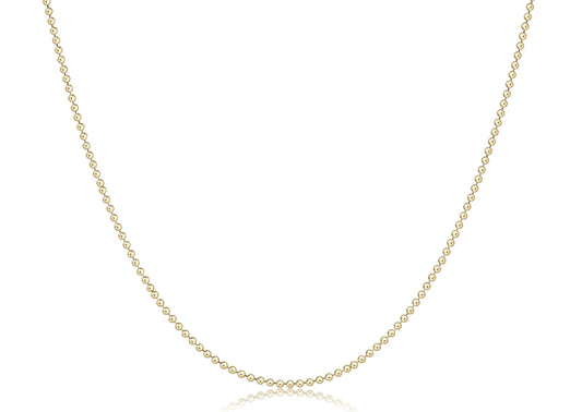 Choker Classic Beaded Chain - Gold - She Chester