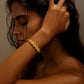 Chrishell Shell Bangle Bracelet Gold - She Chester