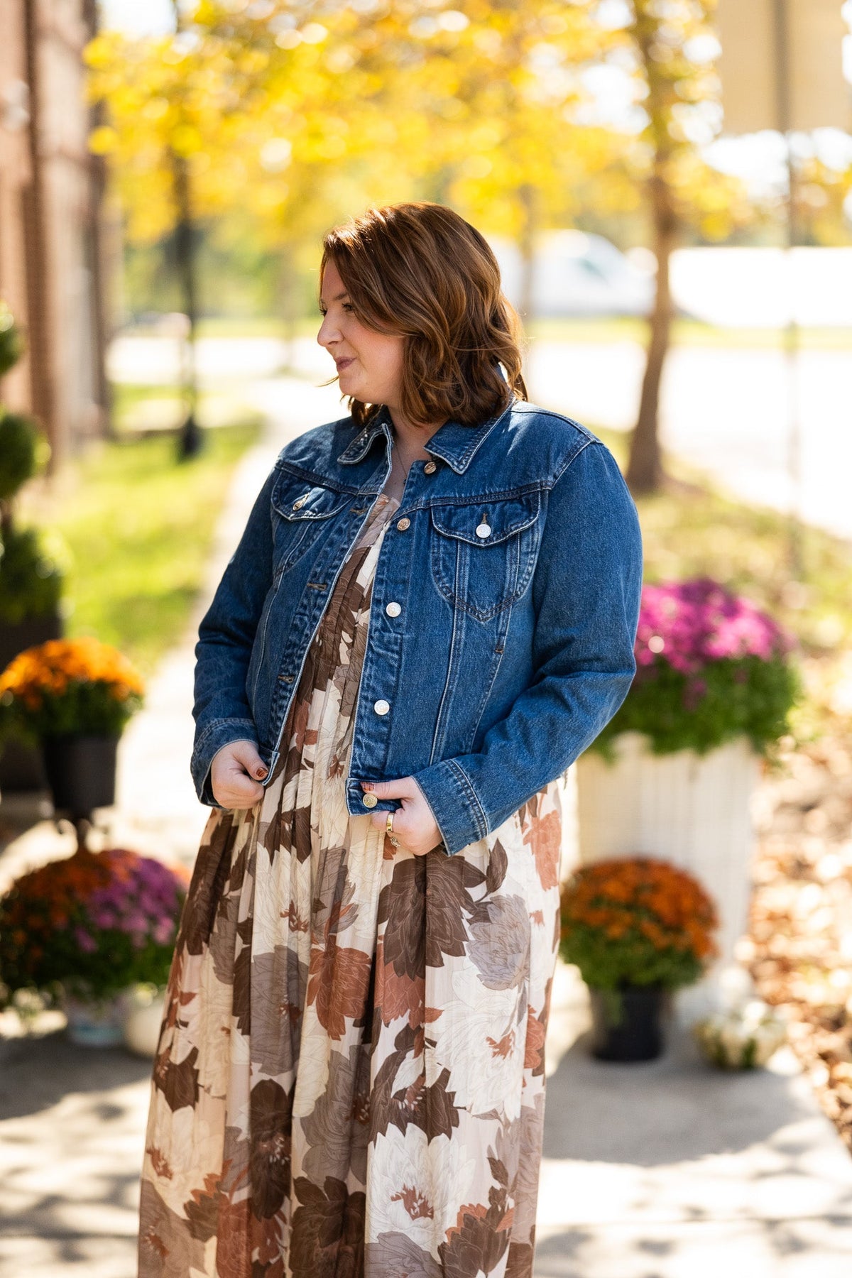 Cicly Trucker Dark Indigo Jacket - She Chester