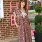 Claire Cheetah Maxi Dress - She Chester