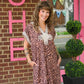Claire Cheetah Maxi Dress - She Chester