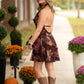 Clara Brown Floral Mini Dress - She Chester