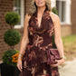 Clara Brown Floral Mini Dress - She Chester