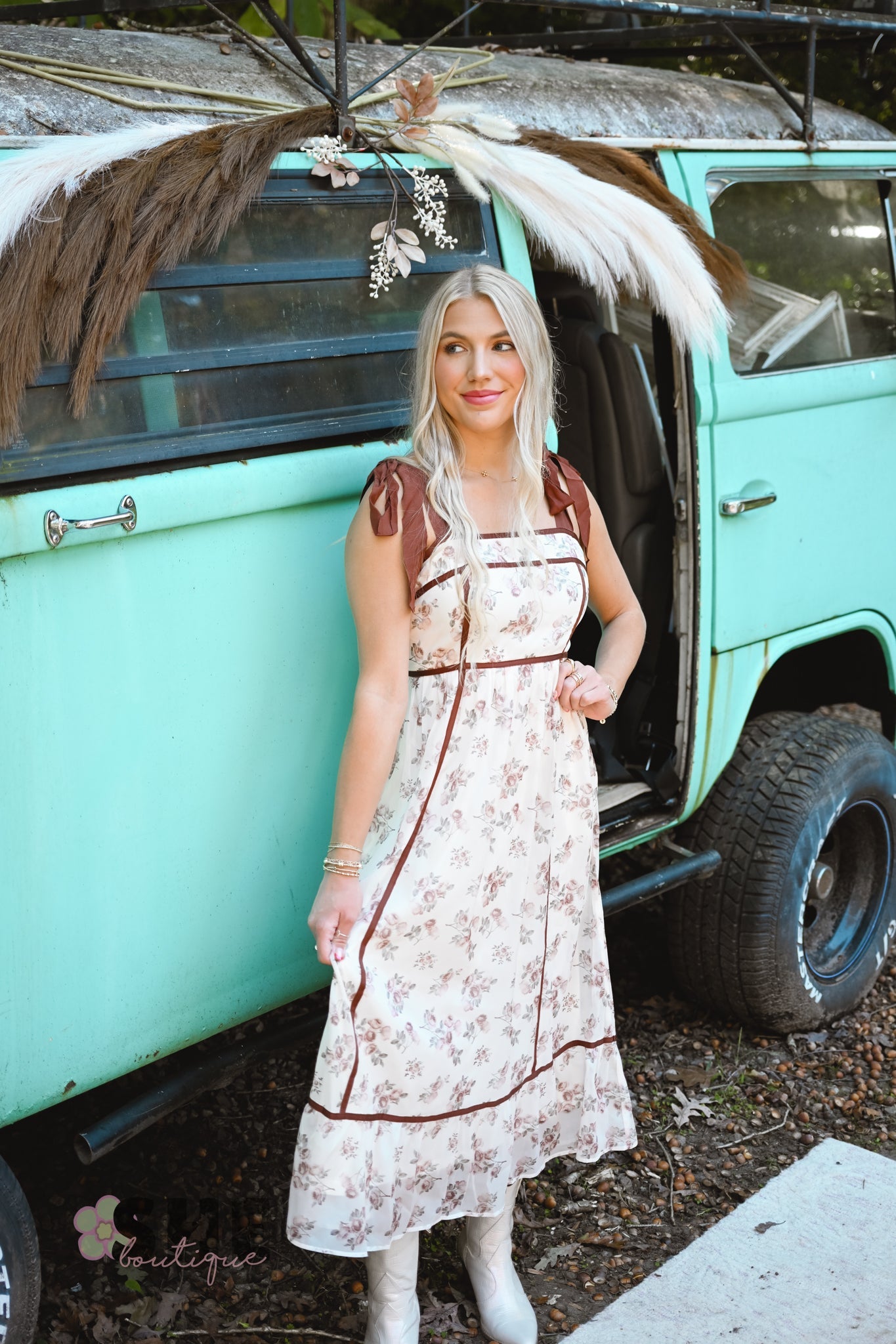 Clara Floral Lined Dress - She Chester