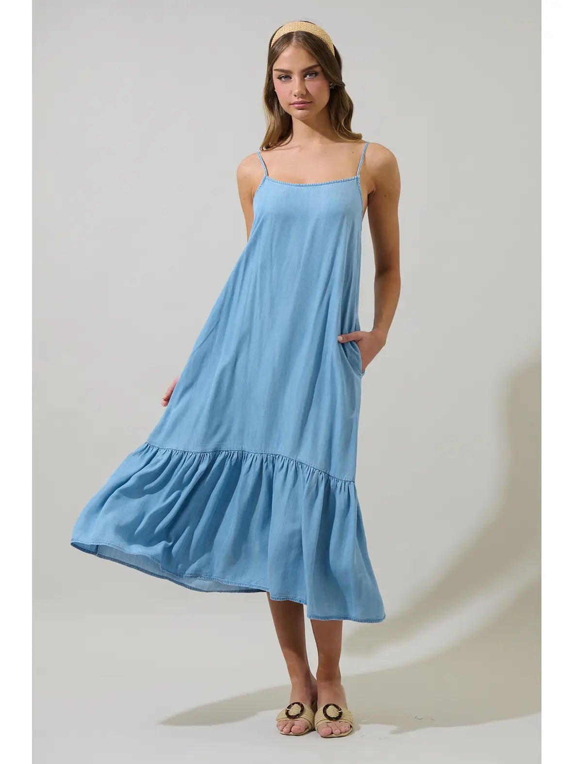 Claramay Juvia Cami Midi Dress - She Chester