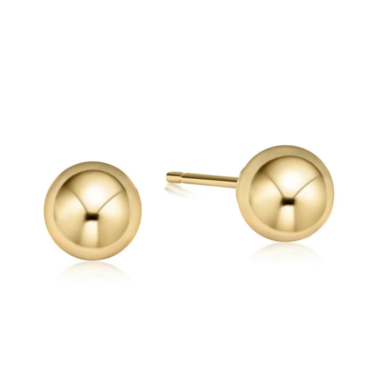Classic 10mm Ball Stud - Gold - She Chester