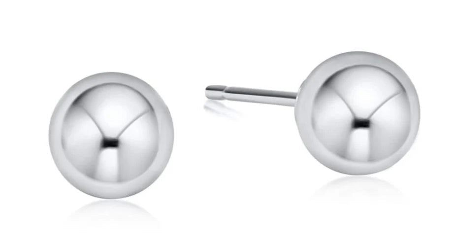 Classic 10mm Ball Stud Silver - She Chester