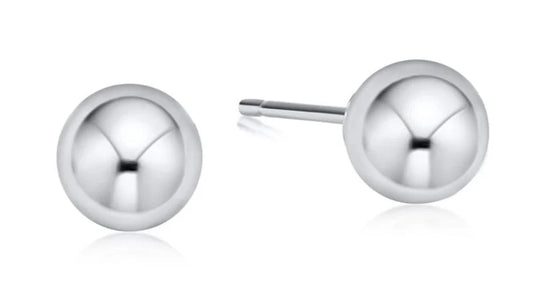 Classic 10mm Ball Stud Silver - She Chester