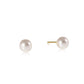 Classic 6mm Ball Stud - Pearl - She Chester